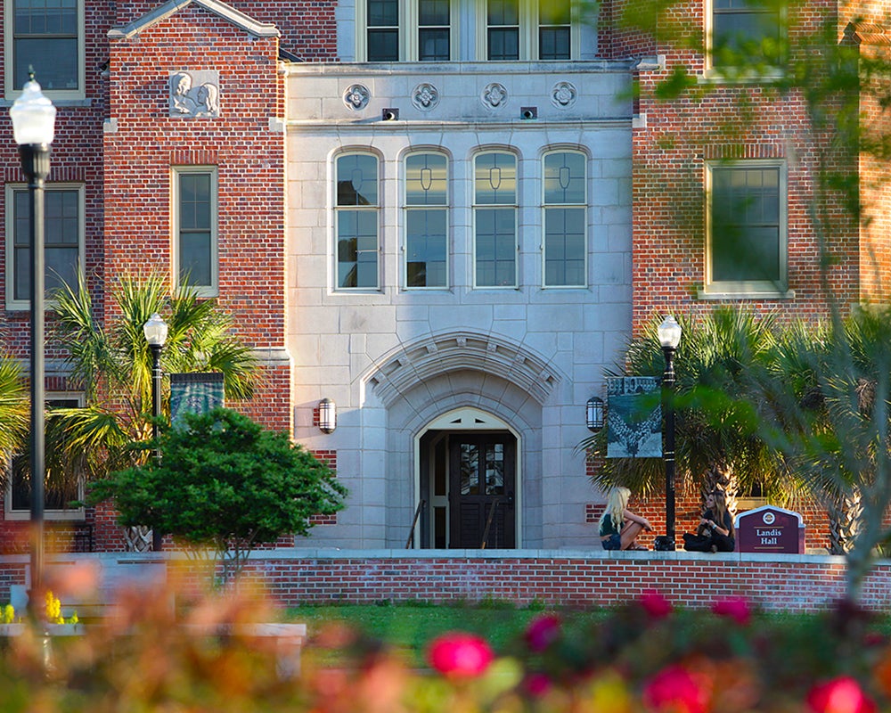 Image of exterior of FSU Landis Hall building